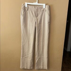 Daisy Fuentes Tan Boot Cut Pants